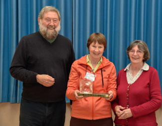 Anne with her trophy